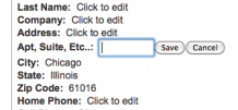 jEditable screenshot